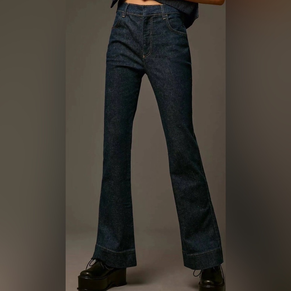 Pilcro By Anthropologie Clean Cut Flare Jeans W27